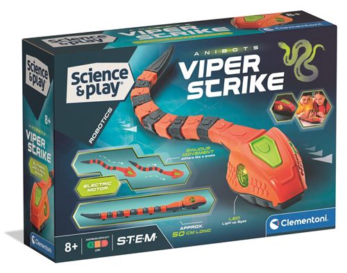 Ciência e Jogo Robotics - Kit Anibots: Viper Strike - STEM - Clementoni