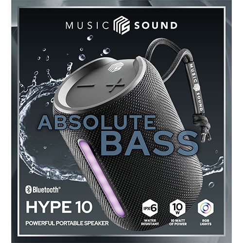 Coluna Bluetooth Music Sound Hype10 - Preto - Image 5