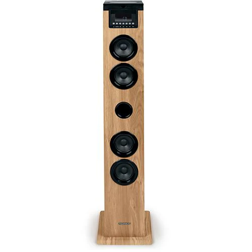 Coluna Bluetooth Thomson Cosy DS122CD - Madeira / Preto