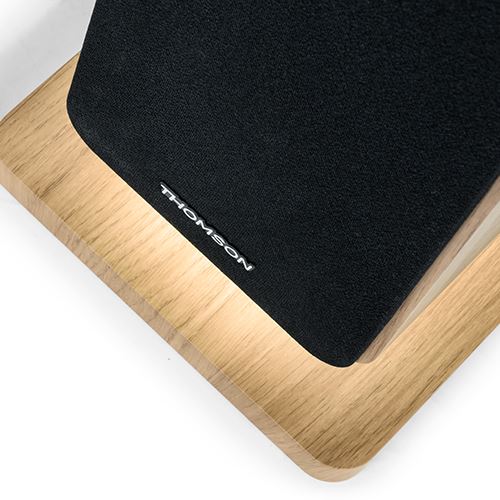 Coluna Bluetooth Thomson Cosy DS702 - Madeira /  Preto - Image 3