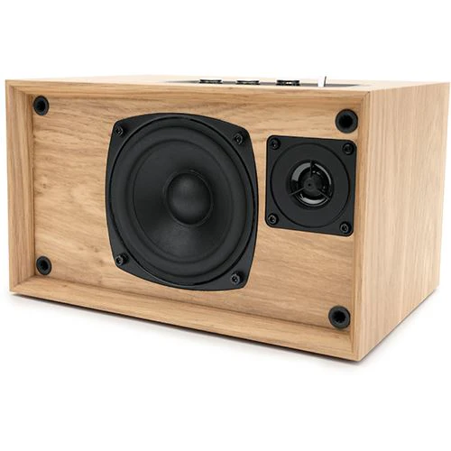 Coluna Bluetooth Thomson Cosy WS302 - Madeira / Preto - Image 2