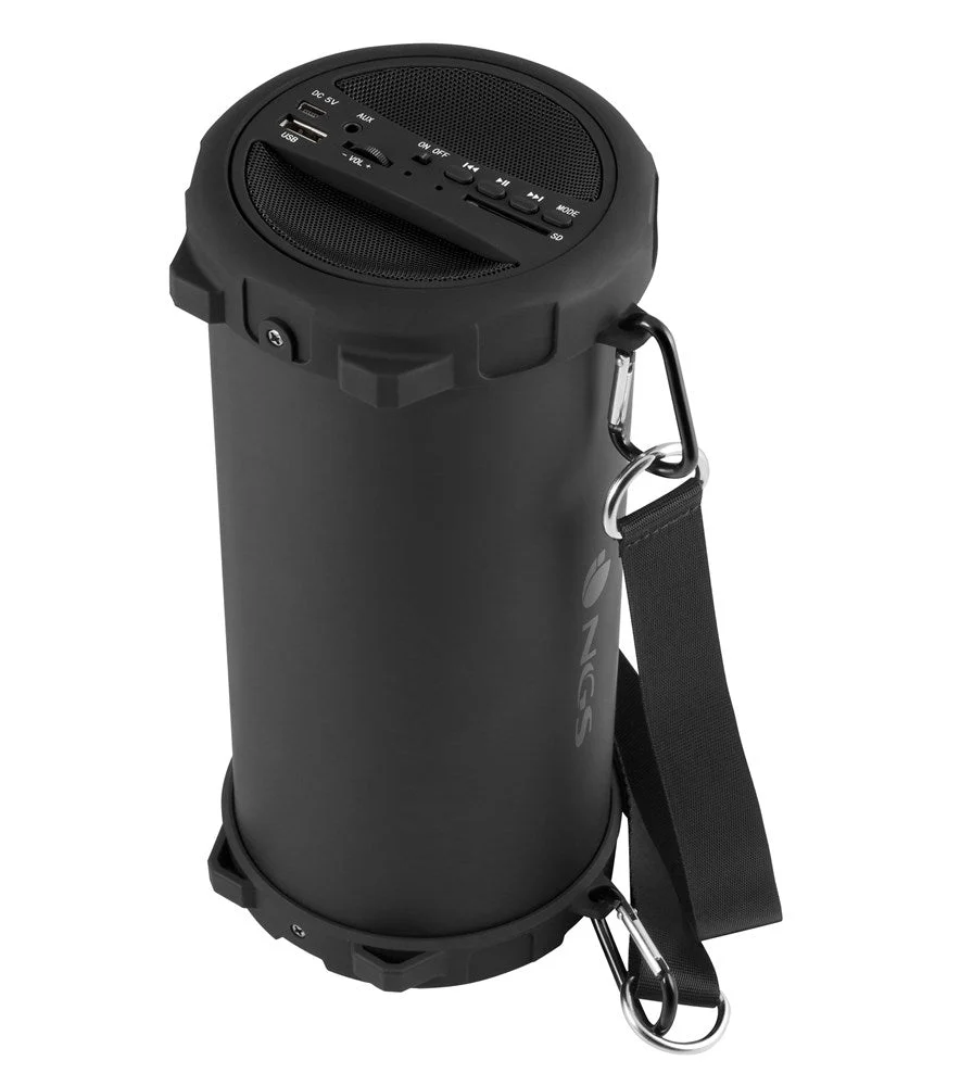 Coluna Portátil NGS Roller Flow Bluetooth FM/USB/SD