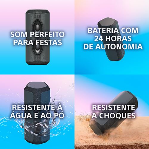 Coluna Portátil Bluetooth Sony SRS-XE300 - Azul - Image 6