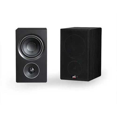 Colunas PSB Alpha P3 Colunas Compactas de Estante - Preto freixo
