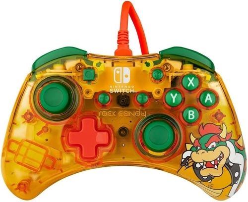 Comando com Fio Rock Candy Bowser Nintendo Switch