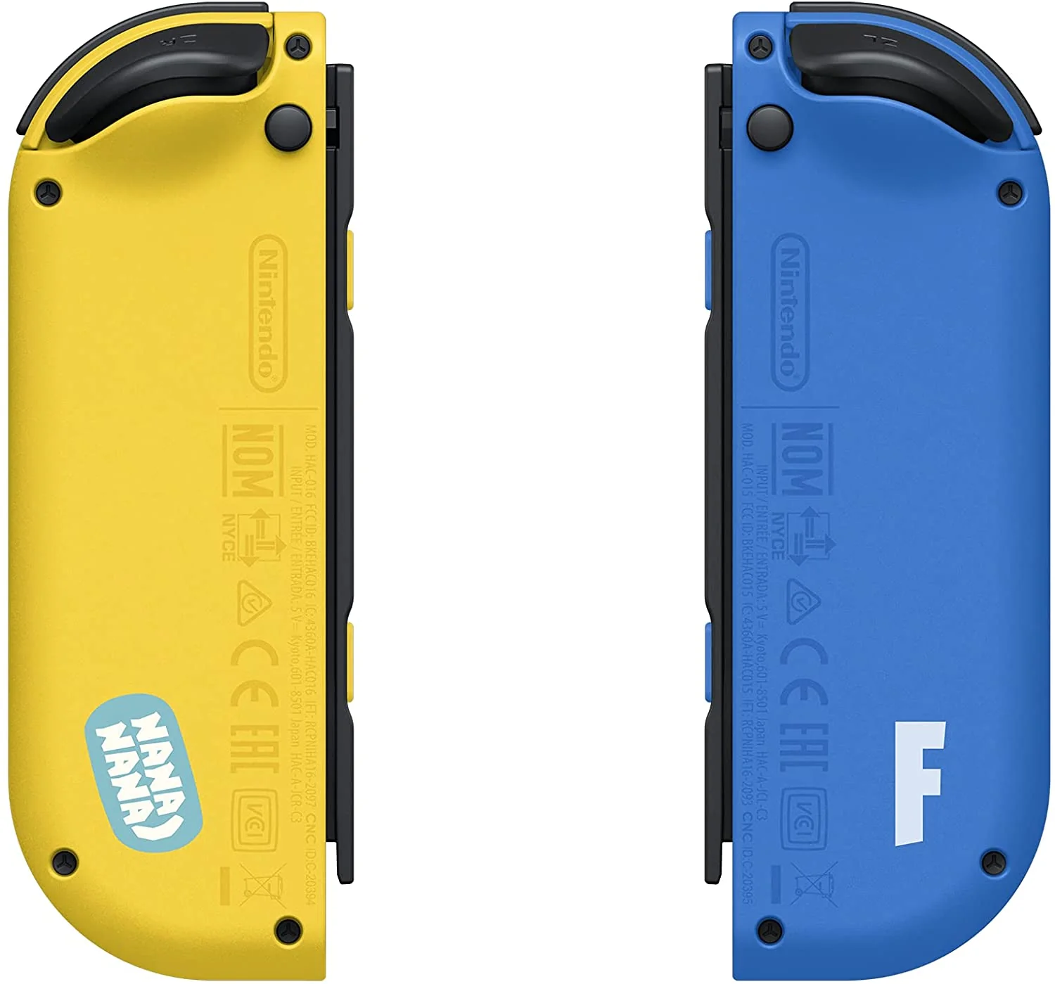 Comando Nintendo Joy-Con (Esquerdo/Direito) Azul e Amarelo Switch Fortnite Edition - Image 3