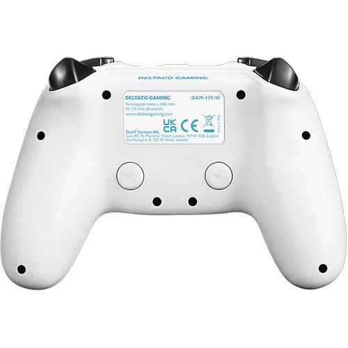 Comando sem Fios Deltaco GAM-139-W para PS4 | Multiplataforma - Branco - Image 7