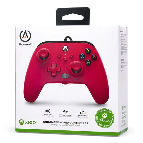 Comando Xbox PowerA com fios Enhanced - Vermelho - Image 8