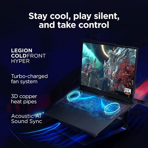 Computador Portátil Gaming Legion Pro 5 16IAX10H-827 | OLED 16'' | GeForce RTX™ 5070 Ti | Intel® Core™ Ultra 9 275HX | 32GB | 1TB SSD - Image 12