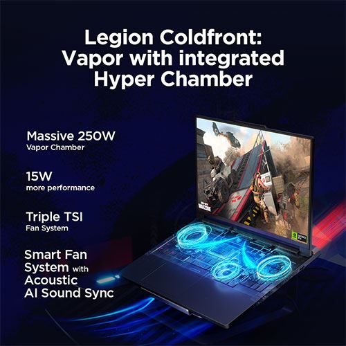 Computador Portátil Gaming Legion Pro 7 16IAX10H-834 | OLED 16'' | GeForce RTX™ 5090 | Intel® Core™ Ultra 9 275HX | 64GB | 2TB SSD - Image 10