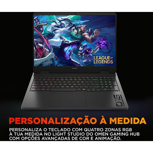 Computador Portátil Gaming OMEN by HP 16-ap0026np | 16'' | GeForce RTX™ 5070 | AMD Ryzen™ 9 8940HX | 32GB | 1TB SSD - Image 6