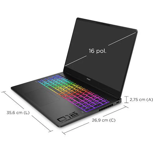 Computador Portátil Gaming OMEN MAX by HP 16-ak0000np | 16'' | GeForce RTX™ 5060 | AMD Ryzen™ AI 7 350 | 32GB | 1TB SSD - Image 3