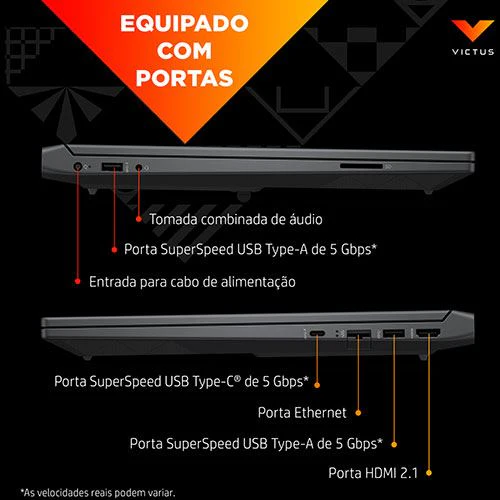 Computador Portátil Gaming Victus by HP 15-fb3034np | 15.6'' | NVIDIA GeForce RTX™ 5060 | AMD Ryzen™ AI 7 350 | 24GB | 512GB SSD - Image 2