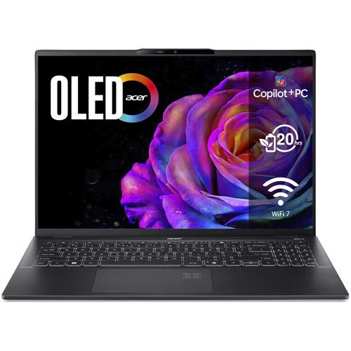 Computador Portátil Acer Swift 16 AI SF16-51-95H5 | COPILOT+ PC | OLED 16" | Intel® Core™ Ultra 9 | 32GB | 1TB SSD