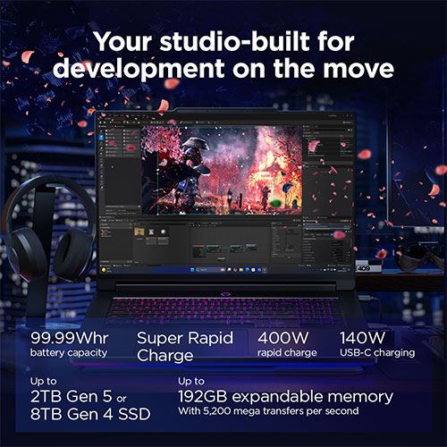 Computador Portátil Gaming Legion 9 18IAX10-730 | 18'' | GeForce RTX™ 5090 | Intel® Core™ Ultra 9 275HX | 192GB | 4TB SSD - Image 20