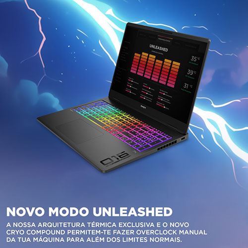 Computador Portátil Gaming OMEN MAX by HP 16-ah0004np | OLED 16'' | GeForce RTX™ 5090 | Intel® Core™ Ultra 9 275HX | 64GB | 2TB SSD - Image 6