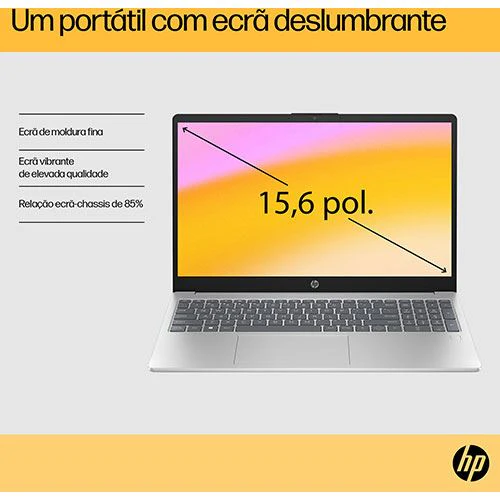 Computador Portátil HP 15-fc0094np | 15,6'' | AMD Ryzen™ 5 5625U | 16GB | 512GB SSD - Image 6