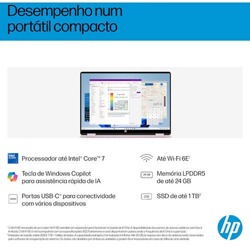 Computador Portátil HP OmniBook 5 Flip 14-fp0002np | 14'' | i5-1334U | 16GB | 1TB SSD - Image 8
