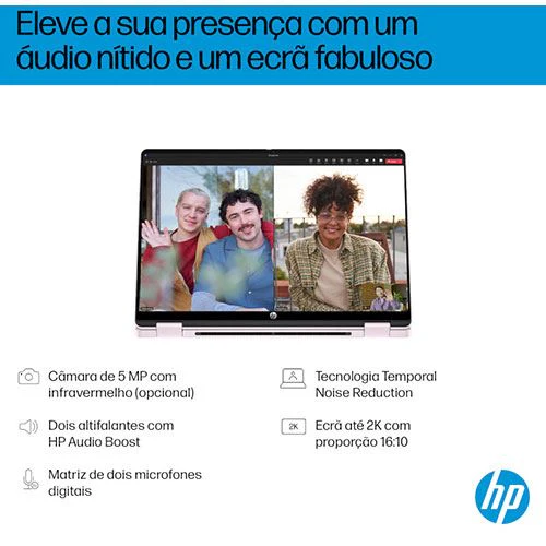 Computador Portátil HP OmniBook 5 Flip 2-em-1 14-fp0003np | Tátil 14" | Intel® Core™ i5-1334U | 16GB | 512GB SSD - Image 5