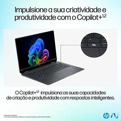 Computador Portátil HP Omnibook Ultra Flip 14-fh0000np | OLED 14" | Intel® Core™ Ultra 7 258V | 32GB | 512GB SSD - Image 5
