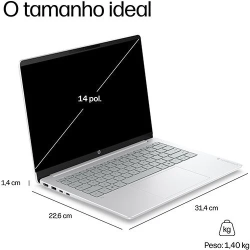 Computador Portátil OmniBook 3 Next Gen AI 14-hz0001np | 14" | Qualcomm® Snapdragon® X X1-26-100 | 16GB | 1TB SSD - Image 5