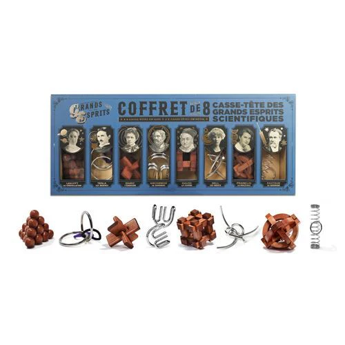 Conjunto 8 Quebra-Cabeças Grandes Mentes - Image 2