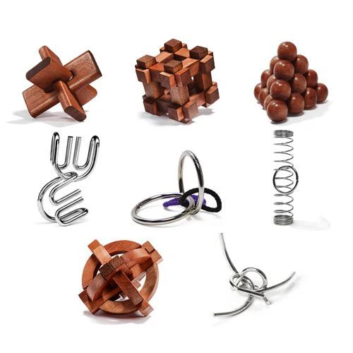Conjunto 8 Quebra-Cabeças Grandes Mentes - Image 3