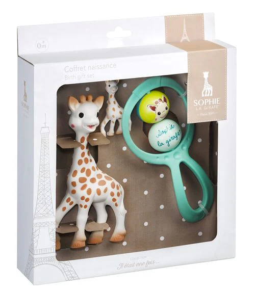 Conjunto Girafa Sofia + Roca + Porta Chaves