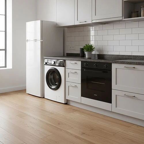 Conjunto Jocel Kit My Kitchen - Placa Indução + Forno | Máquina de Lavar | Frigorífico - Image 15