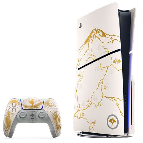 Consola Playstation PS5 Slim Standard - Ghost of Yōtei™ - Edição Limitada Gold + Ghost of Yōtei™ - PS5 - Image 3