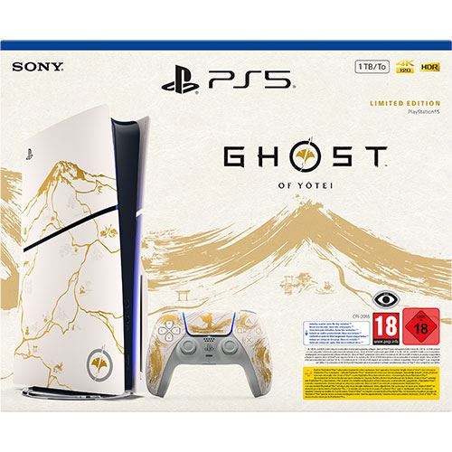 Consola Playstation PS5 Slim Standard - Ghost of Yōtei™ - Edição Limitada Gold + Ghost of Yōtei™ - PS5 - Image 5