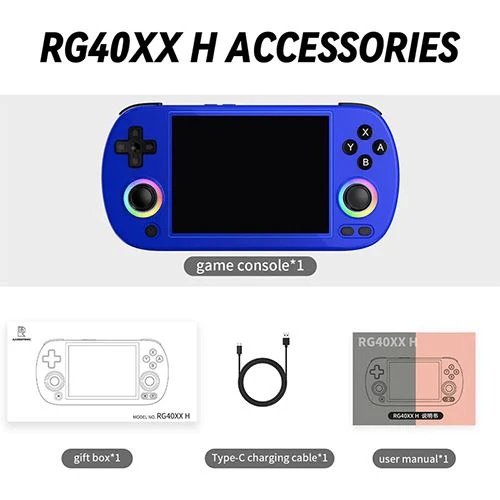Consola Retro Anbernic RG40XXH - Azul - Image 3