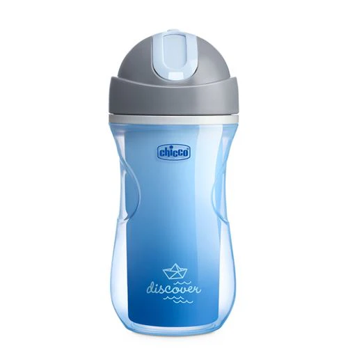 Copo Térmico com Palhinha +14 Meses - Azul - Chicco