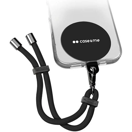 Cordão Pulso para Smartphone Case and Me Simply Strap - Preto
