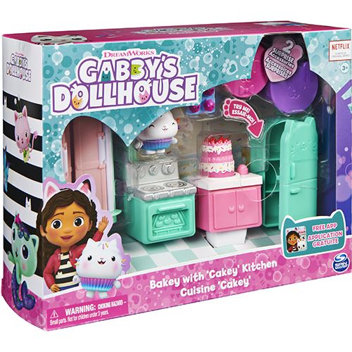 Cozinha Gabby's Dollhouse: Cakey - Spin Master