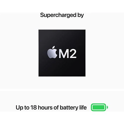 MacBook Air 13'' | 2022 | M2 | 8GB | 512GB SSD | GPU 10-Core | AC USB-C 67 W | Meia-Noite - Image 2