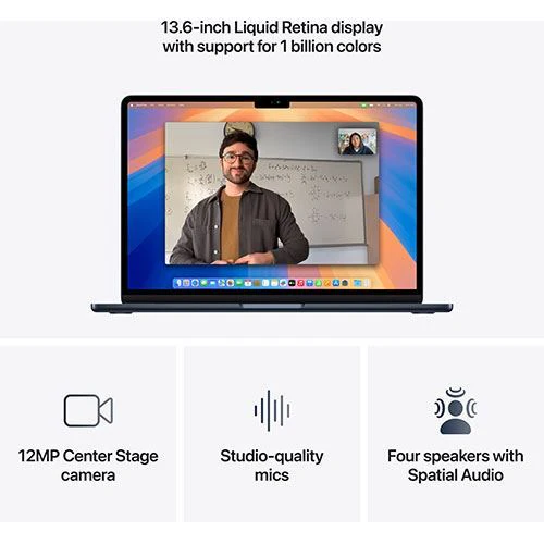 MacBook Air 13'' | 2025 | M4 10-core | 32GB | 2TB SSD | GPU 10-core - Meia-Noite - Image 6