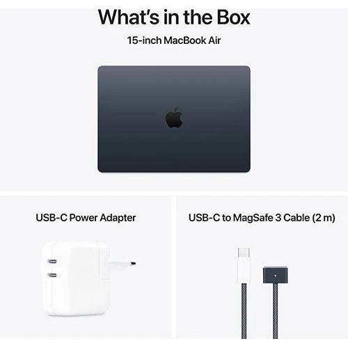 MacBook Air 15'' | 2025 | M4 10-core | 24GB | 2TB SSD | GPU 10-core - Meia-Noite - Image 2