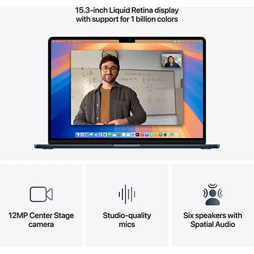 MacBook Air 15'' | 2025 | M4 10-core | 32GB | 2TB SSD | GPU 10-core - Meia-Noite - Image 6