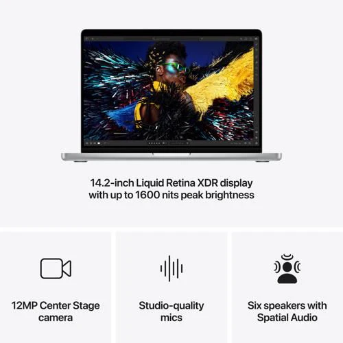 MacBook Pro 14'' Ecrã de nanotextura | 2024 | M4 Max 16-core | 64GB | 8TB SSD | GPU 40-core - Prateado - Image 6
