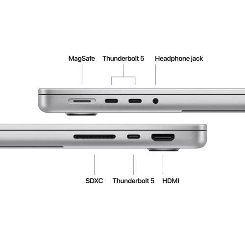 MacBook Pro 14'' Ecrã de nanotextura | 2024 | M4 Max 16-core | 64GB | 8TB SSD | GPU 40-core - Prateado - Image 7