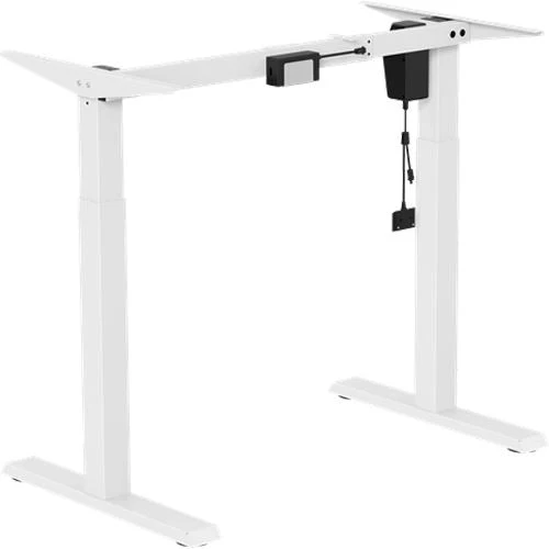 Mesa Ajustável Deltaco 730 - 1230 mm + Tampo de Mesa Deltaco 1500 x 750 x 25 mm - Branco - Image 3