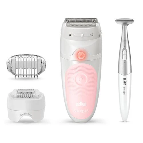 Depiladora Braun Silk Epil S5 5820 - Branco | Rosa