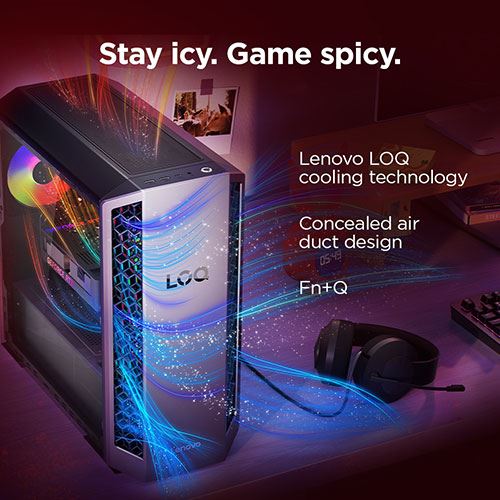 Desktop Gaming Lenovo LOQ Tower 26ADR10-626 | GeForce RTX 5050 | AMD Ryzen™ 7 8745HX | 32GB | 1TB SSD - Image 9