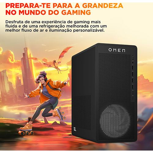Desktop Gaming Omen by HP 16L TG03-0004np | NVIDIA® GeForce RTX™ 3050 | Intel® Core™ i5-14400F | 16GB | 512GB SSD - Image 3