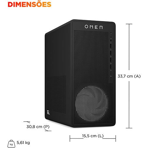 Desktop Gaming Omen by HP 16L TG03-0004np | NVIDIA® GeForce RTX™ 3050 | Intel® Core™ i5-14400F | 16GB | 512GB SSD - Image 4