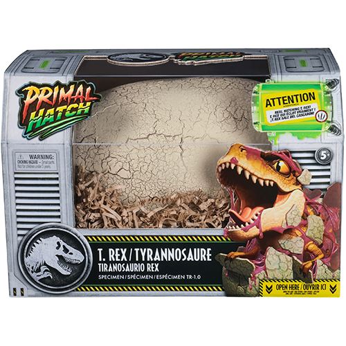 Dinossauro Jurassic T-Rex Interativo - Primal Hatch - Spin Master