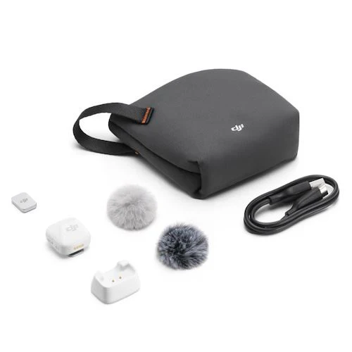 Microfone de Lapela DJI Mic Mini TX Transmitter - Branco - Image 6