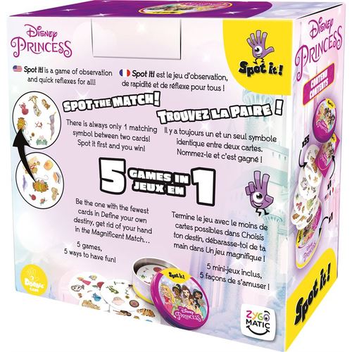 Jogo de Tabuleiro Dobble Disney Princess Spot The Match! - Image 2