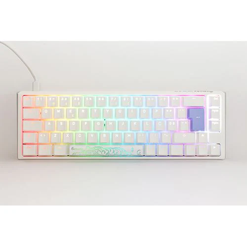 Teclado Gaming Mecânico Ducky ONE 3 Classic SF Pure White RGB - Layout PT - MX Silver - Image 6